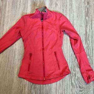 Coral salmon Pink Lululemon define jacket size 2